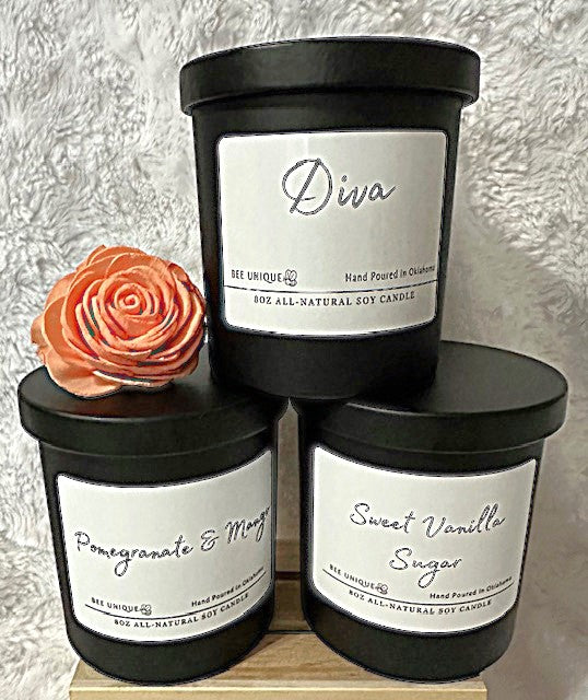 Candles - All Soy Wax 8oz