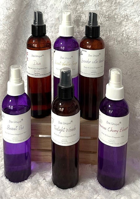 Body, Linen and Room Fragrance Sprays